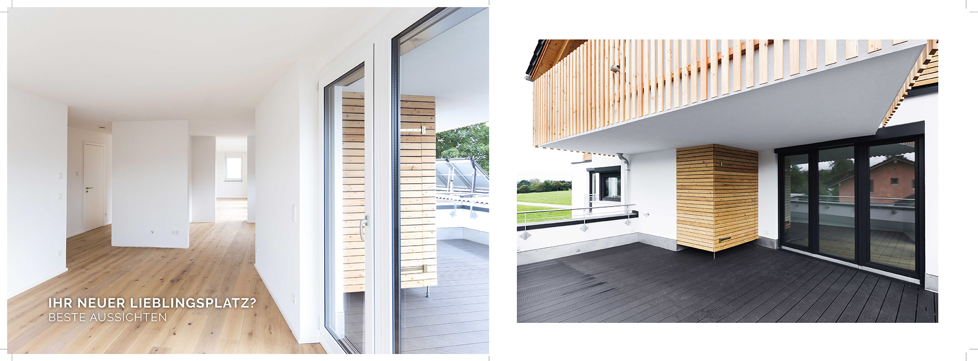 Architekturfotografie Moser Wohnbau – Referenzkatalog Bad Aibling Einblicke in den Referenzkatalog von Moser Wohnbau mit Architekturfotografien eines Wohngebäudes in Bad Aibling – Außenansichten, Holzfassade und moderne Wohnarchitektur