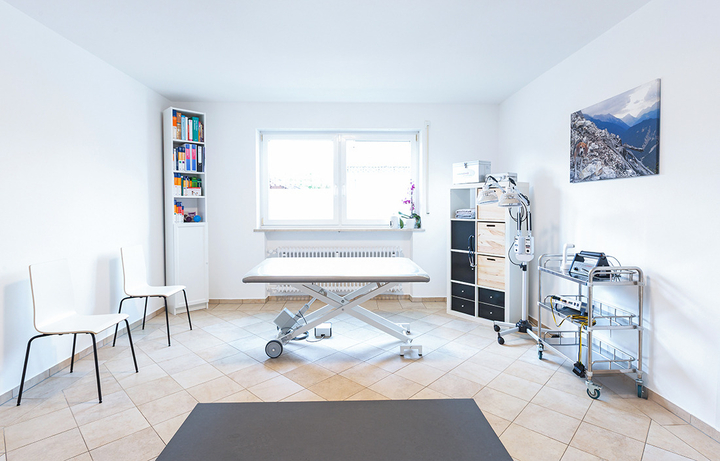 Behandlungsraum, Praxisraum, Fotografie Unternehmensportrait Tierphysio Schloßberg